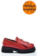MOCASINI DAMA PIELE NATURALA ROSII 3S7795