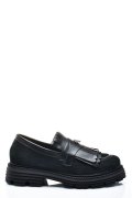 MOCASINI DAMA PIELE NATURALA NEGRI NABUK 3S7795