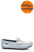 MOCASINI BLEU PIELE NATURALA INTOARSA WM424R01
