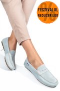 MOCASINI BLEU PIELE NATURALA INTOARSA WM424R01
