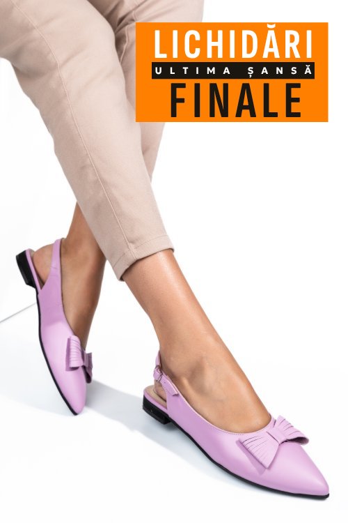 Balerini mov piele naturala 3s7720