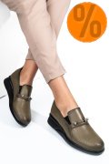 PANTOFI VERZI PIELE NATURALA 4S7747