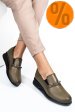 Pantofi verzi piele naturala 4s7747