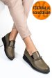 Pantofi verzi piele naturala 4s7747