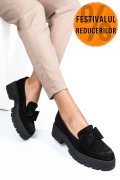 MOCASINI NEGRI PIELE NATURALA INTOARSA 2S77115