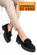 MOCASINI NEGRI PIELE NATURALA INTOARSA 2S77115