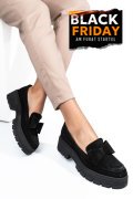 MOCASINI NEGRI PIELE NATURALA INTOARSA 2S77115