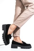 MOCASINI NEGRI PIELE NATURALA INTOARSA 2S77115