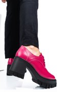 BOTINE FUCHSIA PIELE NATURALA 1S7755