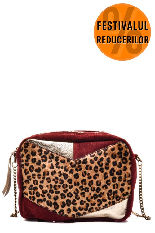 Geanta visinie piele naturala intoarsa bs0293