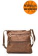 Geanta khaki piele naturala intoarsa 22009