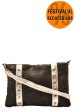 Geanta verde piele naturala intoarsa bs3477