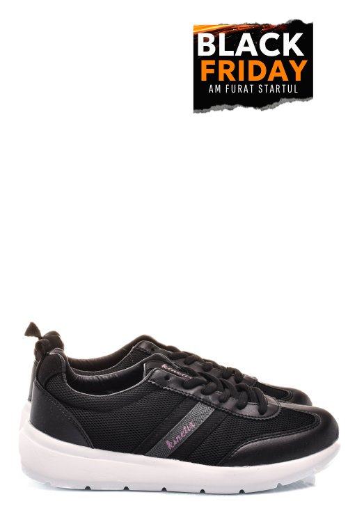Kinetix, pantofi sport black saffi