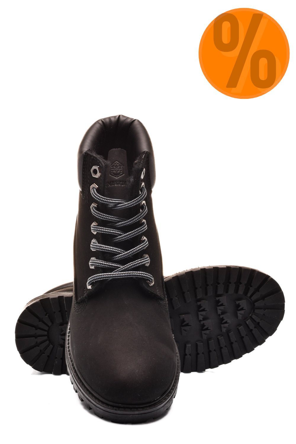 LUMBERJACK, GHETE BLACK PIELE NATURALA RIVER