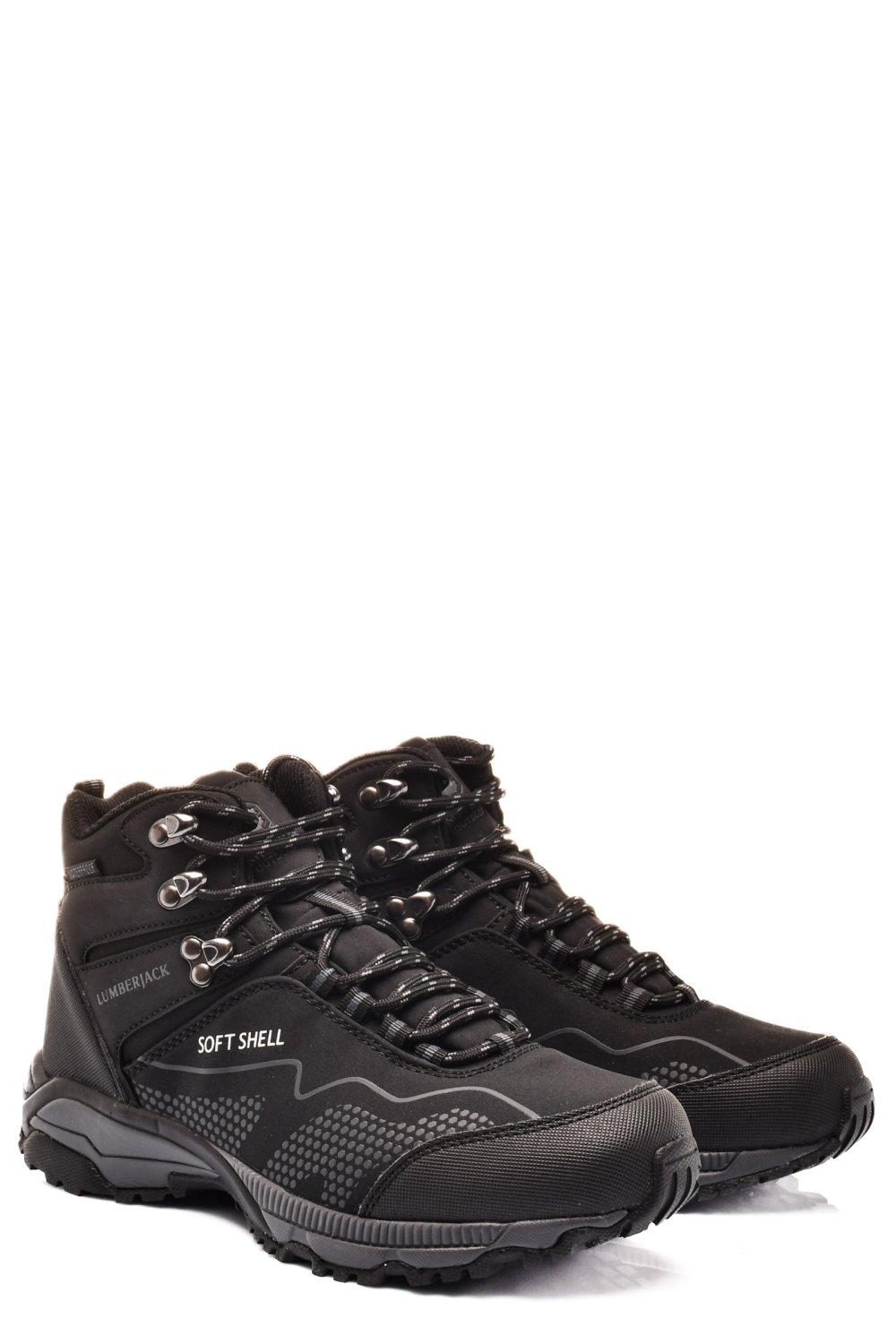 LUMBERJACK, PANTOFI SPORT BLACK FEST-HI