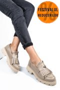 MOCASINI DAMA PIELE NATURALA BEJ 3S7795