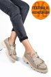Mocasini dama piele naturala bej 3s7795
