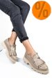Mocasini dama piele naturala bej 3s7795