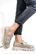 MOCASINI DAMA PIELE NATURALA BEJ 3S7795