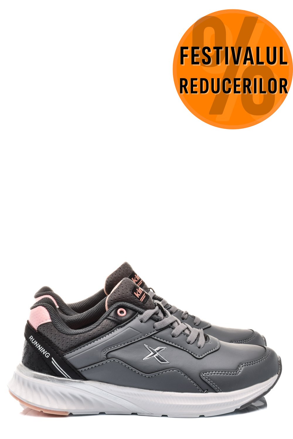 KINETIX, PANTOFI SPORT GREY VOLVES