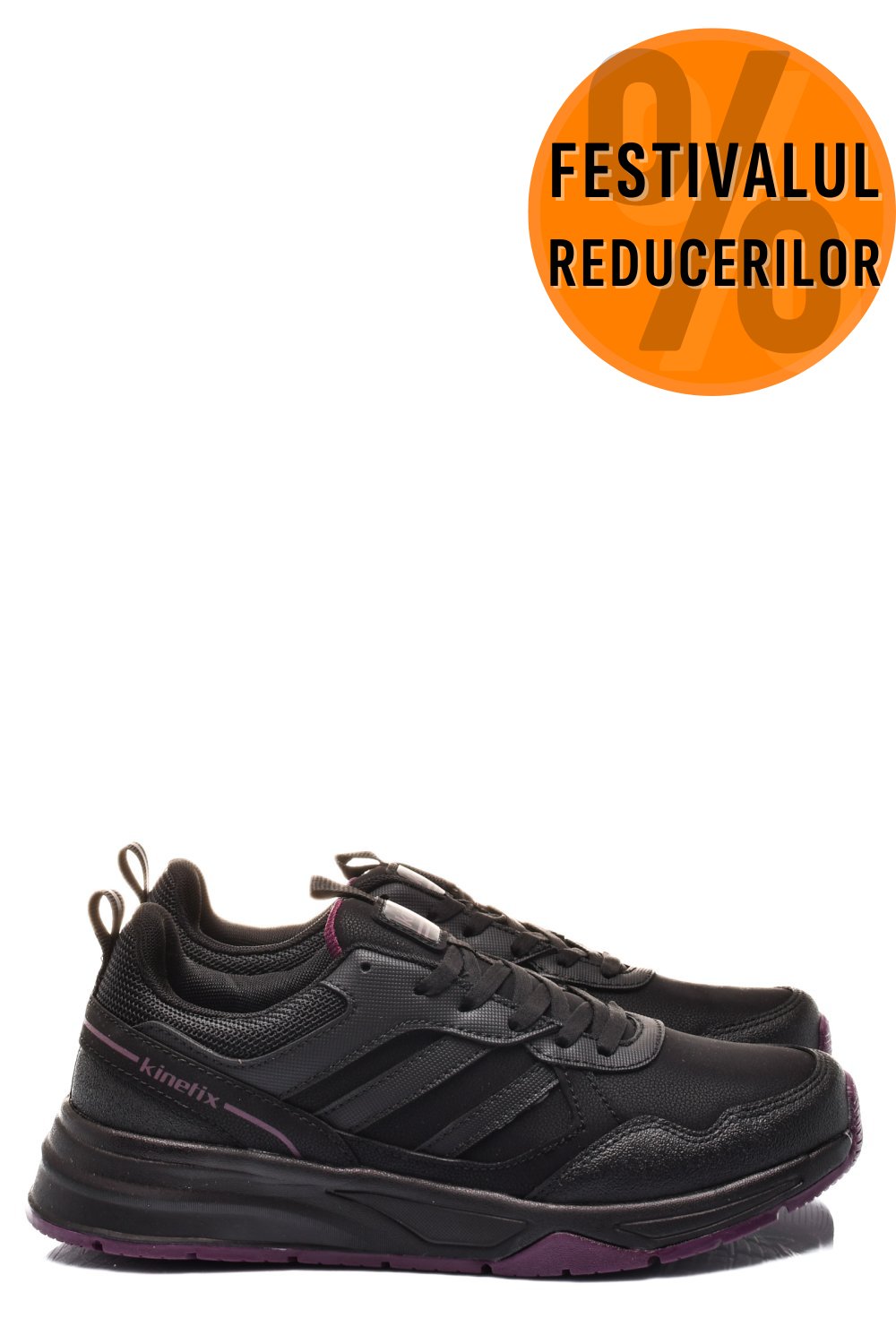 KINETIX, PANTOFI SPORT BLACK PURPLE FINNEAS
