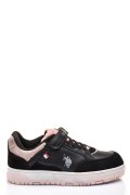 U.S. POLO ASSN, PANTOFI SPORT COPII BLACK PINK VALVERDE