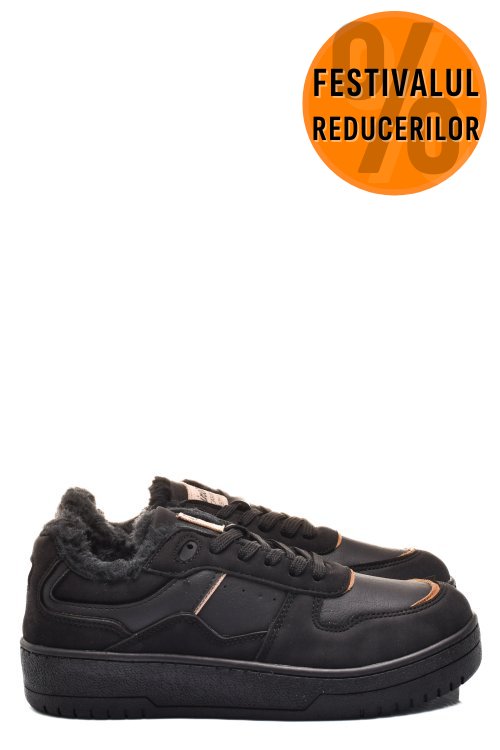 Kinetix, pantofi sport black alva