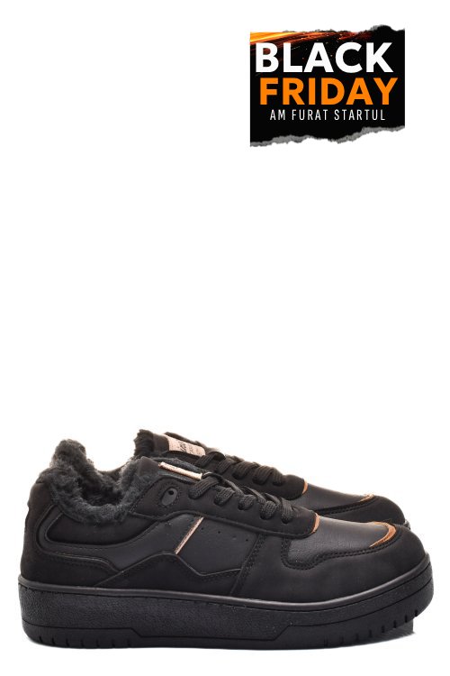 Kinetix, pantofi sport black alva