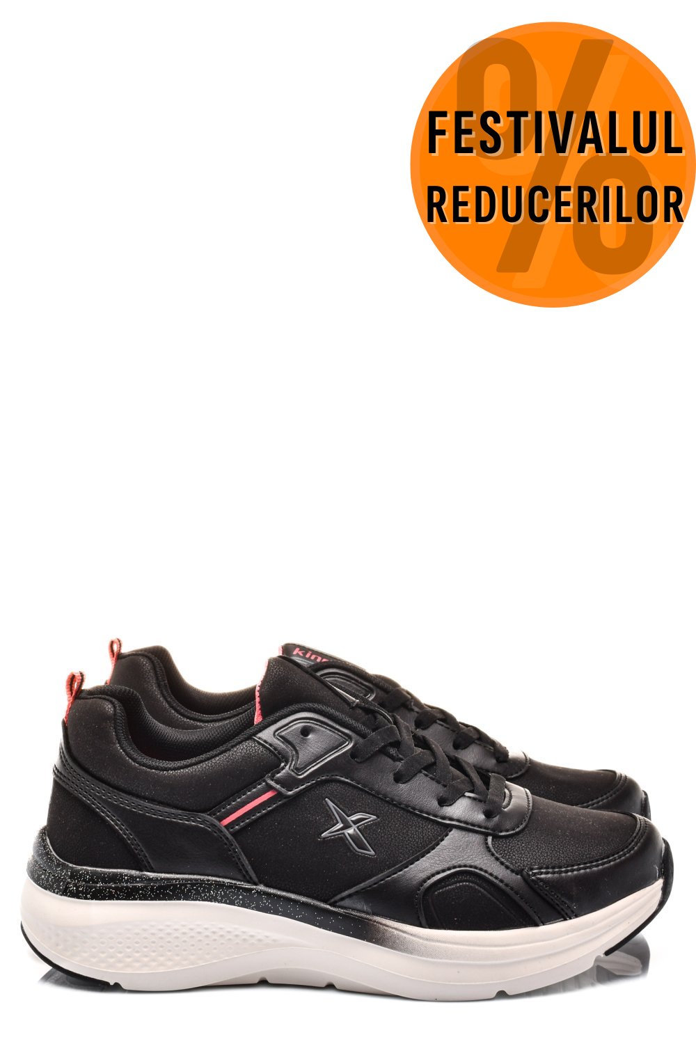 KINETIX, PANTOFI SPORT BLACK CINTIA