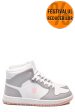 Lumberjack, pantofi sport white grey rachel-hi