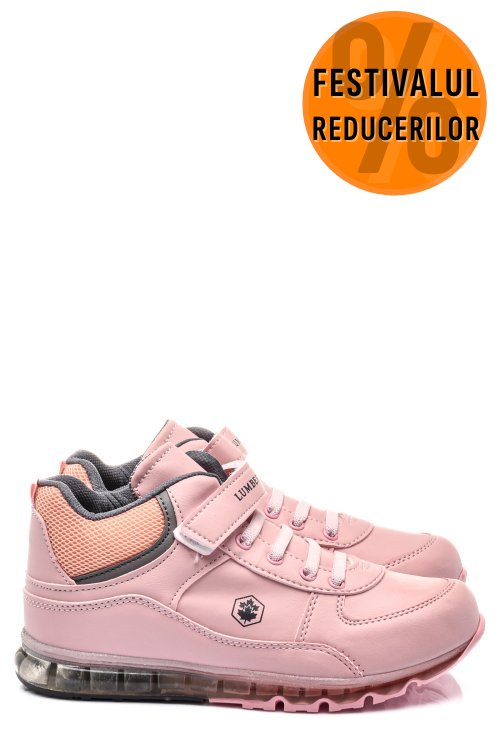 Lumberjack, pantofi sport copii pink cap-hi