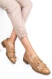 Mocasini bej piele naturala 4s7752