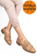 Mocasini bej piele naturala 4s7752