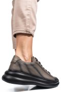 PANTOFI SPORT GRI INCHIS PIELE NATURALA 4S7737
