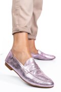 MOCASINI FEMEI PIELE NATURALA MOV WS-263R17