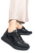 PANTOFI SPORT NEGRI PIELE NATURALA 4S7754