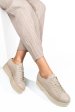 Pantofi sport bej piele naturala as77rt73