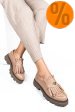 Mocasini dama piele naturala roz 3s7795
