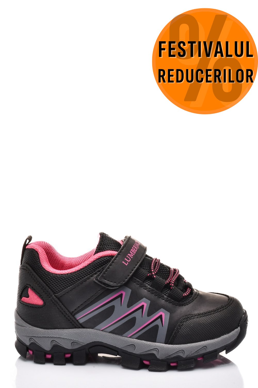 LUMBERJACK, GHETE COPII BLACK FUCHSIA UNDER