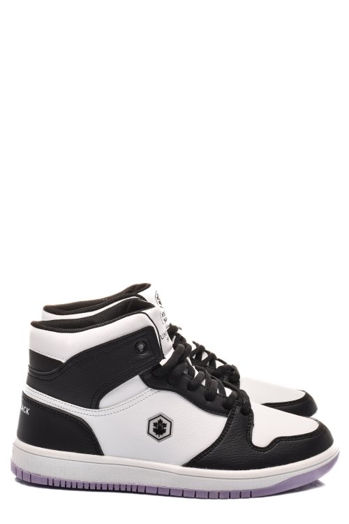 Lumberjack, pantofi sport black white rachel-hi
