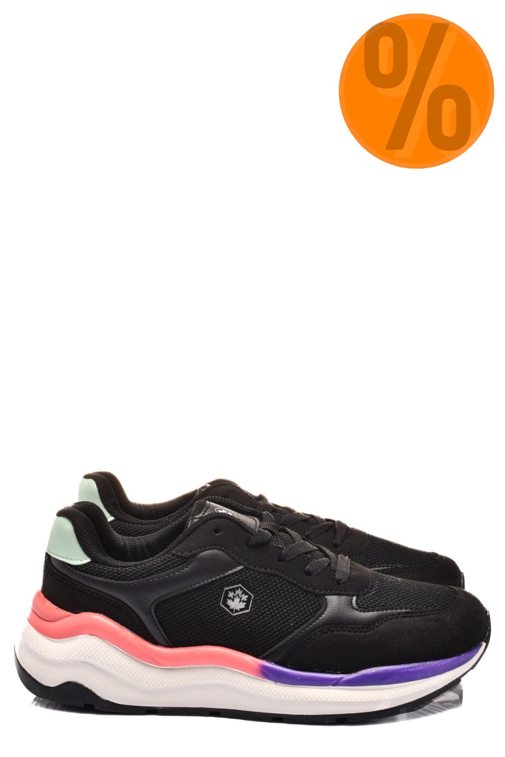 LUMBERJACK, PANTOFI SPORT BLACK ADEN
