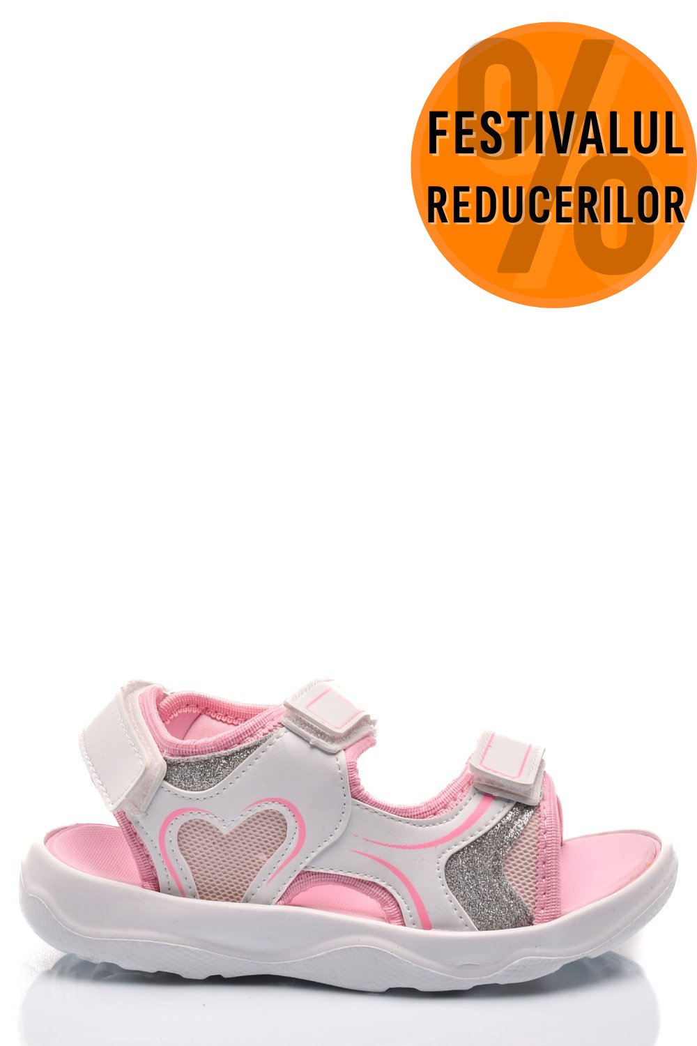 KINETIX, SANDALE COPII PINK BEYAZ