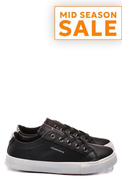 Lumberjack, pantofi sport black desma