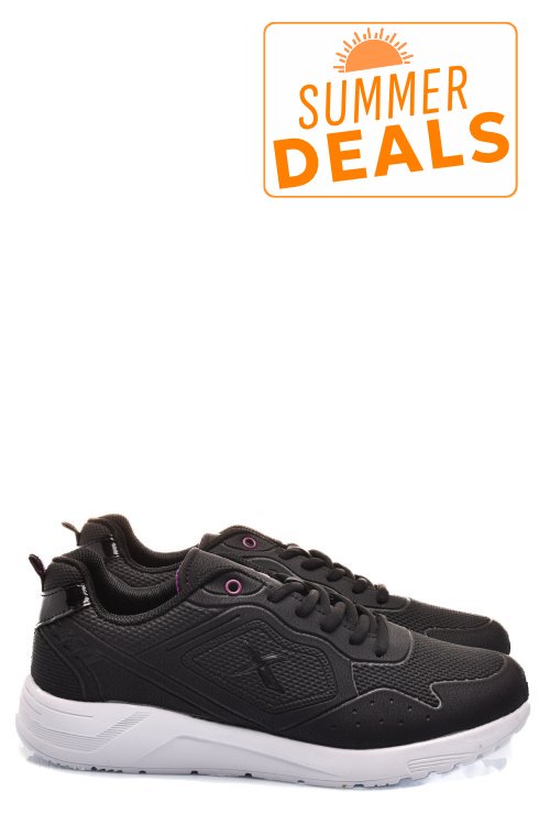 Kinetix, pantofi sport black collum