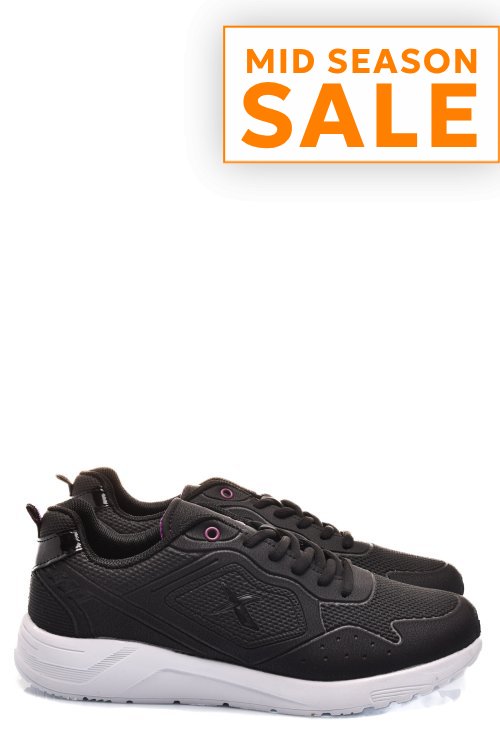 Kinetix, pantofi sport black collum