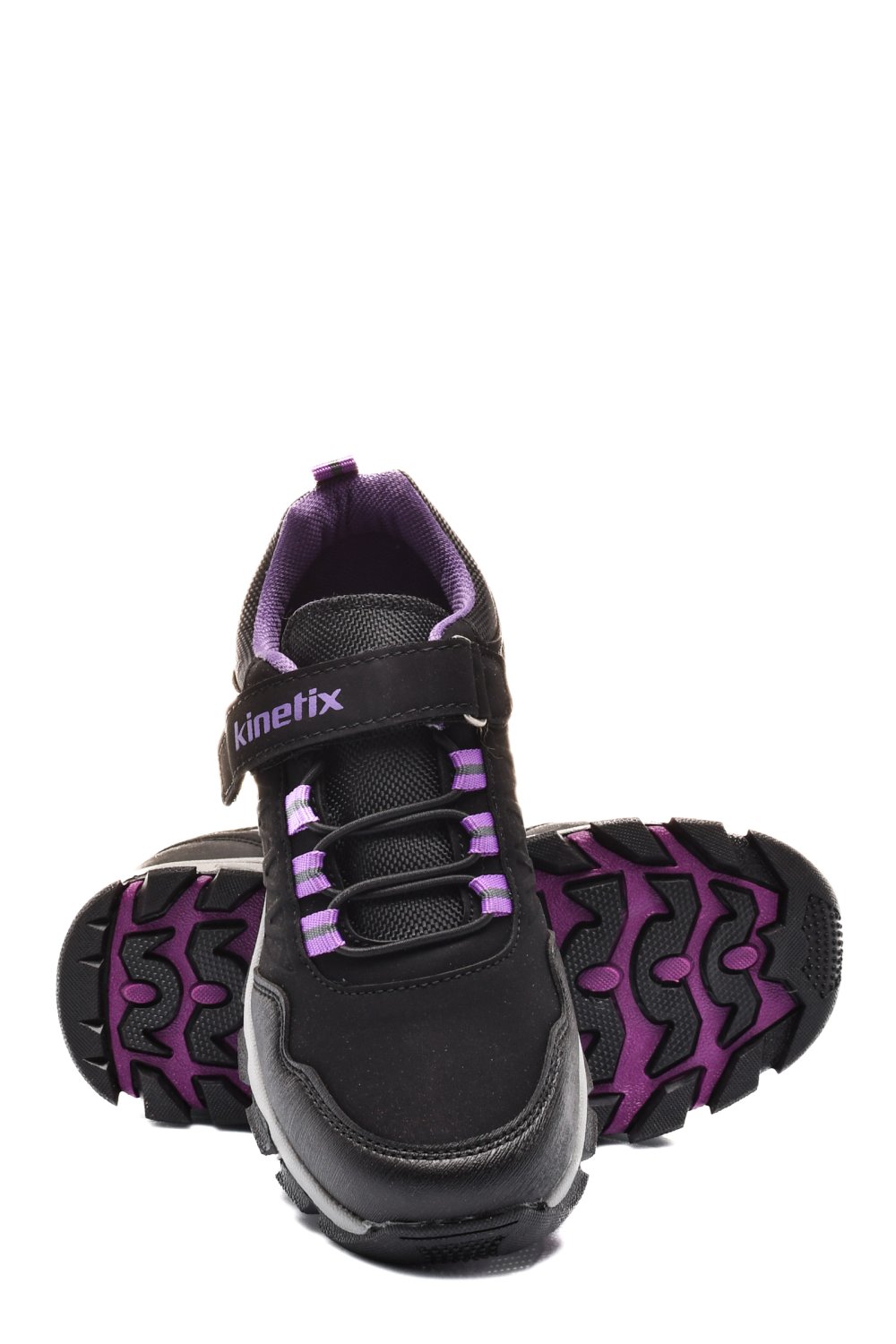 KINETIX, GHETE COPII BLACK PURPLE SHER