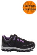 KINETIX, GHETE COPII BLACK PURPLE SHER