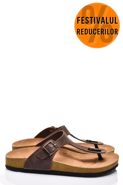 Kinetix, papuci brown poly