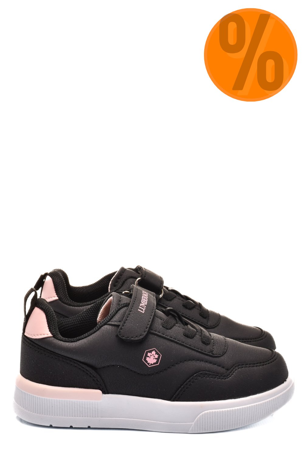 LUMBERJACK, PANTOFI SPORT COPII BLACK PINK RICK
