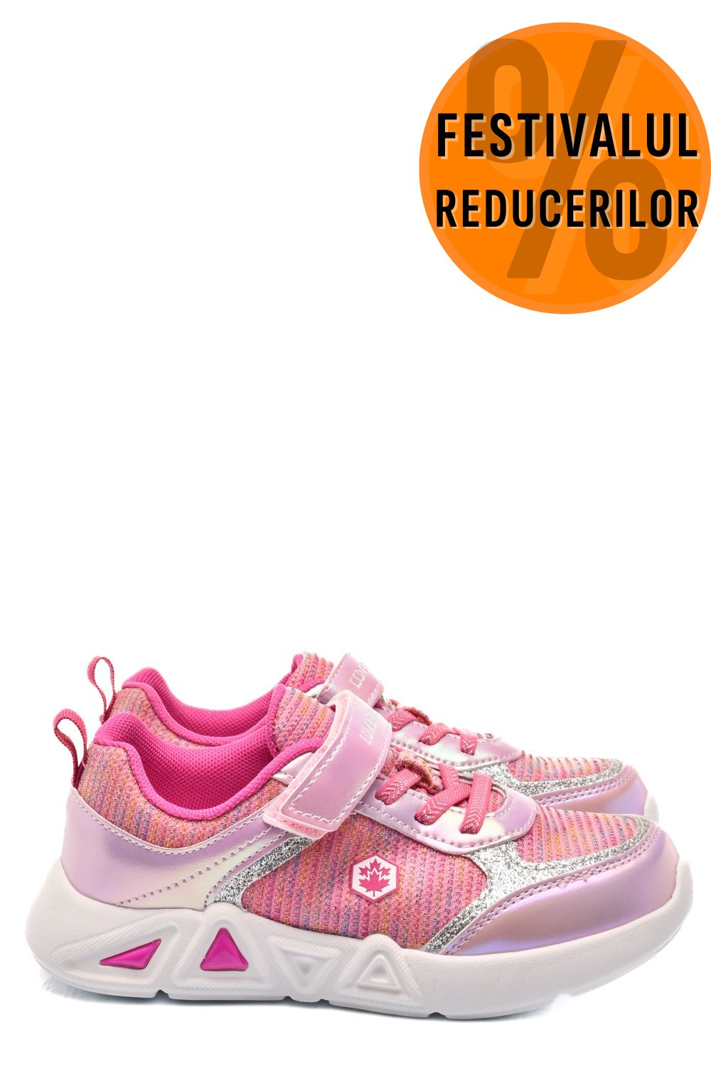 LUMBERJACK, PANTOFI SPORT COPII PINK LINDA